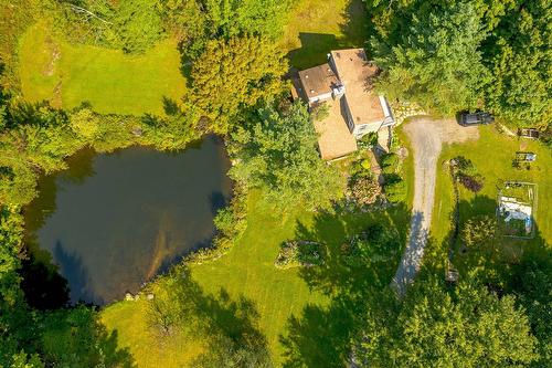 Photo aérienne - 246 Ch. Lowry, Sutton, QC - Outdoor With Body Of Water With View