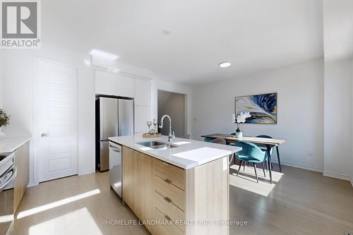1402 Ripplewood Avenue, Oakville, ON - Indoor Photo Showing Kitchen With Stainless Steel Kitchen With Double Sink