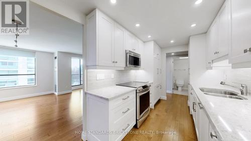 803 - 47 St Clair Avenue W, Toronto, ON - Indoor Photo Showing Kitchen With Double Sink With Upgraded Kitchen