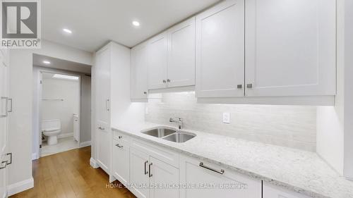 803 - 47 St Clair Avenue W, Toronto, ON - Indoor Photo Showing Kitchen With Double Sink With Upgraded Kitchen