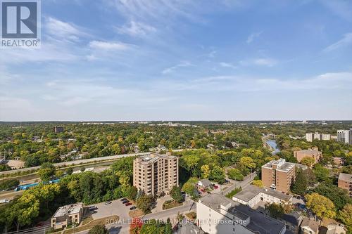 West Facing Views from the Balcony - 2308 - 505 Talbot Street, London East (East F), ON - Outdoor With View