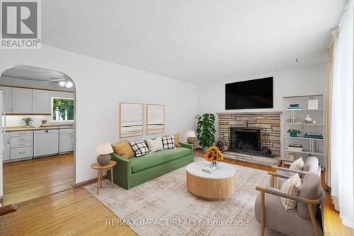 744 Spragge Crescent, Cobourg, ON - Indoor Photo Showing Living Room With Fireplace