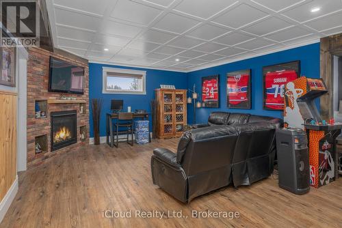 9449 Wellington 22 Road, Erin, ON - Indoor With Fireplace