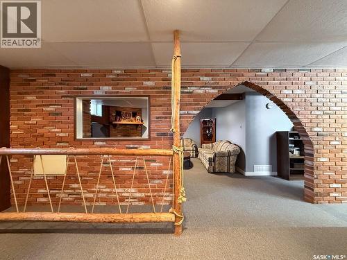 568 Poplar Crescent, Shaunavon, SK - Indoor Photo Showing Other Room With Fireplace