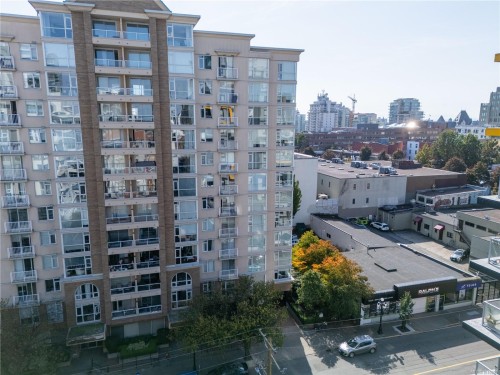 603-835 View St, Victoria, BC - Outdoor With Balcony With Facade