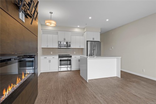 309-91 Chapel St, Nanaimo, BC - Indoor Photo Showing Kitchen With Upgraded Kitchen