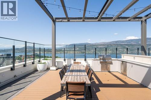 Brooklyn rooftop patio - 1471 St Paul Street Unit# 2203, Kelowna, BC - Outdoor With Body Of Water With View With Exterior