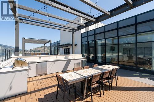 Brooklyn rooftop patio - 1471 St Paul Street Unit# 2203, Kelowna, BC - Outdoor With Deck Patio Veranda