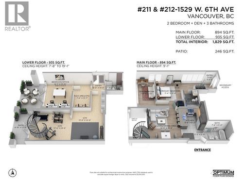 211&212 1529 W 6Th Avenue, Vancouver, BC 