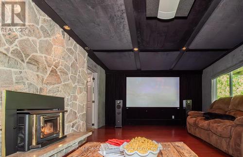 3197 Ninth Street, St. Catharines (Rural Eighth), ON - Indoor Photo Showing Living Room With Fireplace