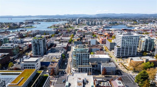 606-760 Johnson St, Victoria, BC - Outdoor With View