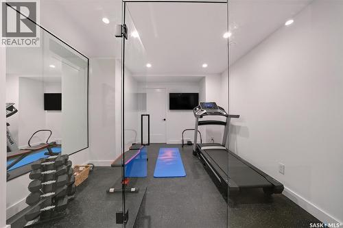 148 Greenbryre Close, Corman Park Rm No. 344, SK - Indoor Photo Showing Gym Room