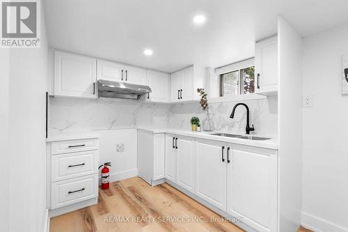74 West 3Rd Street, Hamilton, ON - Indoor Photo Showing Kitchen With Double Sink