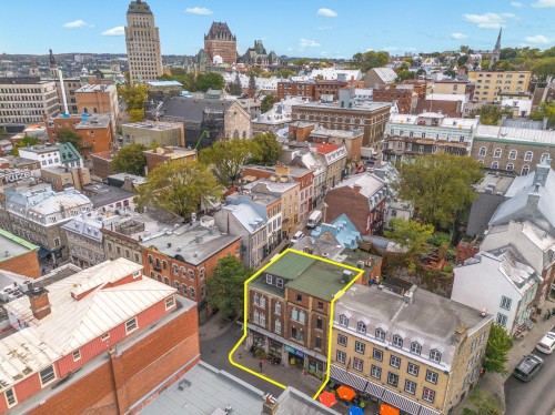 Aerial View - 1015  - 1023 Rue St-Jean, Québec (La Cité-Limoilou), QC - Outdoor With View