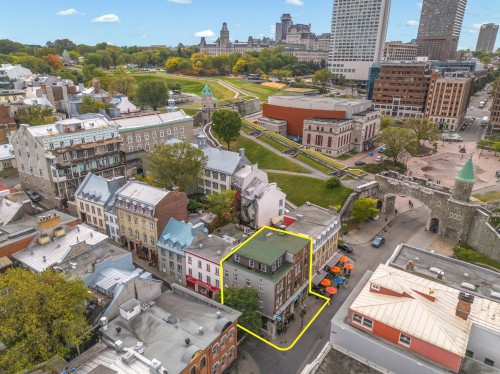 Aerial View - 1015  - 1023 Rue St-Jean, Québec (La Cité-Limoilou), QC - Outdoor With View