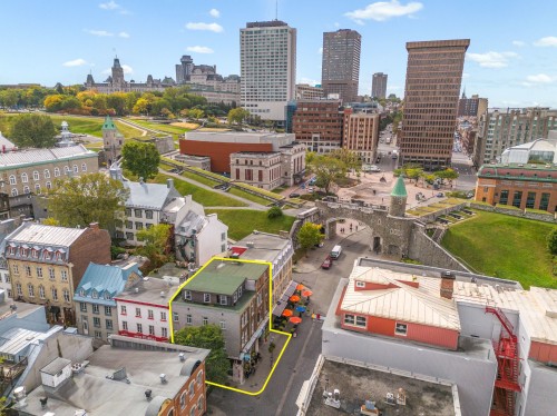 Aerial View - 1015  - 1023 Rue St-Jean, Québec (La Cité-Limoilou), QC - Outdoor With View