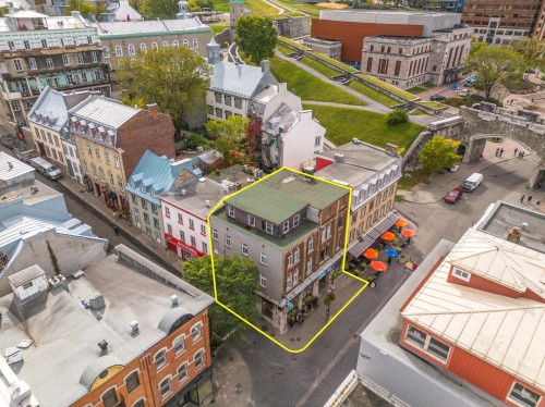 Aerial View - 1015  - 1023 Rue St-Jean, Québec (La Cité-Limoilou), QC - Outdoor With View