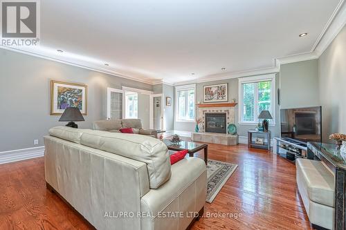 1238 Tintern Drive W, Ottawa, ON - Indoor Photo Showing Living Room With Fireplace