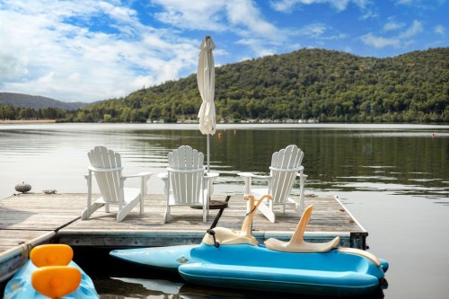 Waterfront - 120 Av. Nantel, Sainte-Agathe-Des-Monts, QC - Outdoor With Body Of Water With View