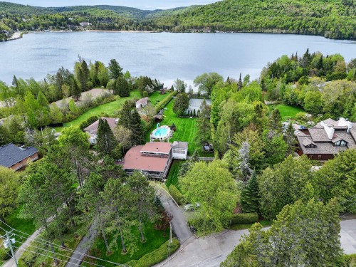 Aerial View - 120 Av. Nantel, Sainte-Agathe-Des-Monts, QC - Outdoor With Body Of Water With View