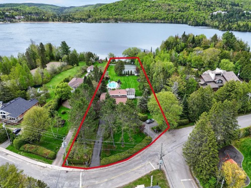 Aerial View - 120 Av. Nantel, Sainte-Agathe-Des-Monts, QC - Outdoor With Body Of Water With View