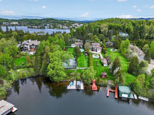 Aerial View - 120 Av. Nantel, Sainte-Agathe-Des-Monts, QC - Outdoor With Body Of Water With View