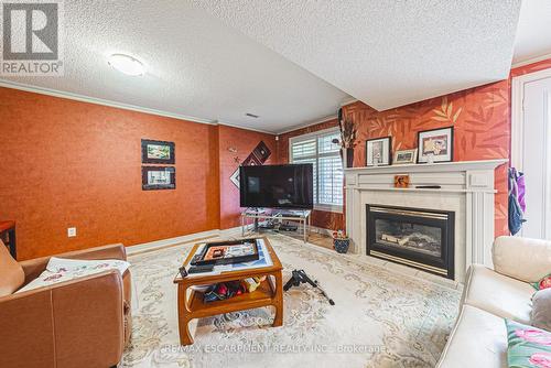 6 - 85 Edgewater Drive, Hamilton, ON - Indoor Photo Showing Living Room With Fireplace