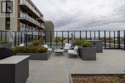 rooftop patio with barbeque stations - 