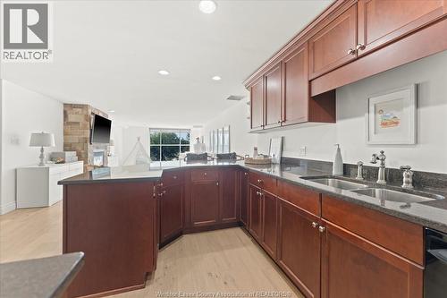34 Boblo Island Boulevard Unit# 306, Amherstburg, ON - Indoor Photo Showing Kitchen With Double Sink
