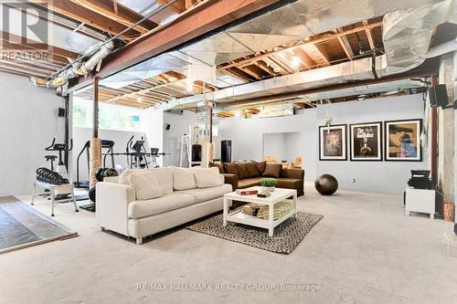 Rec Room with Gym Area - 23 Davidson Drive, Ottawa, ON - Indoor Photo Showing Basement