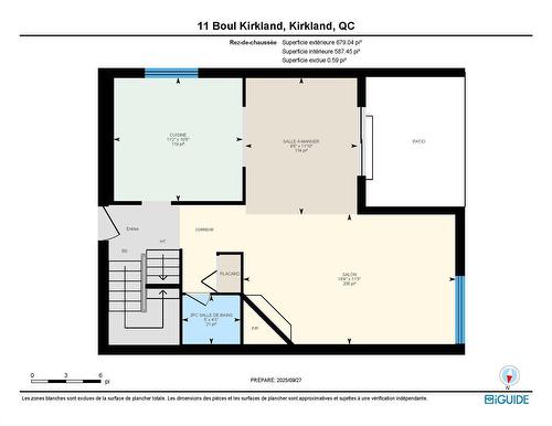 Plan (croquis) - 110-11 Boul. Kirkland, Kirkland, QC 
