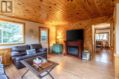1317 Sullivan Drive, Dysart Et Al (Harburn), ON - Indoor Photo Showing Living Room With Fireplace