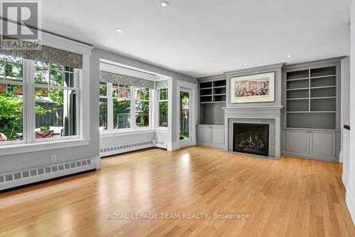 7 Second Avenue, Ottawa, ON - Indoor Photo Showing Living Room With Fireplace