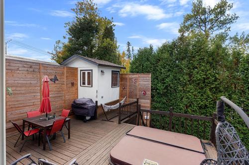 Hot tub - 259 Boul. Jacques-Cartier, Shannon, QC - Outdoor With Deck Patio Veranda With Exterior