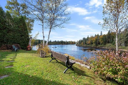 Backyard - 259 Boul. Jacques-Cartier, Shannon, QC - Outdoor With Body Of Water With View