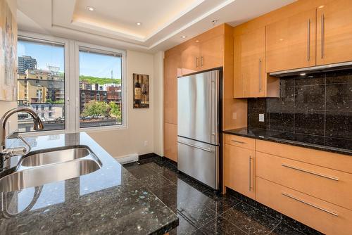Kitchen - 7N-1650 Rue Sherbrooke O., Montréal (Ville-Marie), QC - Indoor Photo Showing Kitchen With Double Sink