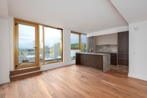 Salon - 2202-2060 Rue Peel, Montréal (Ville-Marie), QC - Indoor Photo Showing Kitchen