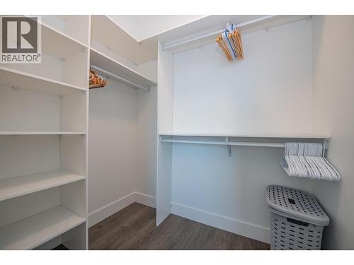 Walk in Master closet - 105 Predator Ridge Drive Unit# 4, Vernon, BC - Indoor With Storage