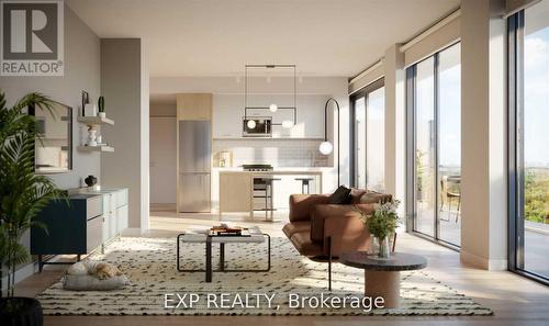 903 - 1195 The Queens Way, Toronto, ON - Indoor Photo Showing Living Room