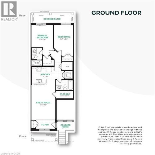 View of floor plan / room layout - 235 Blair Creek Drive Unit# 12, Kitchener, ON - Other