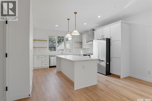819 6Th Avenue N, Saskatoon, SK - Indoor Photo Showing Kitchen With Upgraded Kitchen