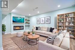 Virtually Staged Family Room - 