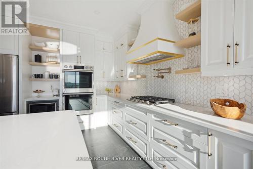 Double Ovens  & Coffee Bar - 14 Wellers Way, Quinte West, ON - Indoor Photo Showing Kitchen With Upgraded Kitchen