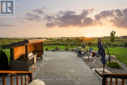 Backyard Patio - 14 Wellers Way, Quinte West, ON - Outdoor With View