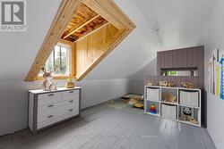 Cottage Bedroom #2. Image is virtually staged - 