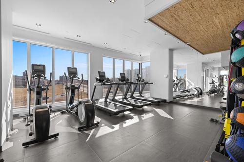 Exercise room - 1503-2200 Rue Sauvé O., Montréal (Ahuntsic-Cartierville), QC - Indoor Photo Showing Gym Room