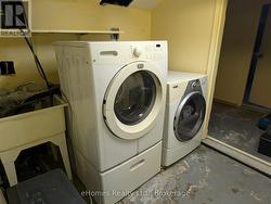 Laundry in basement - 