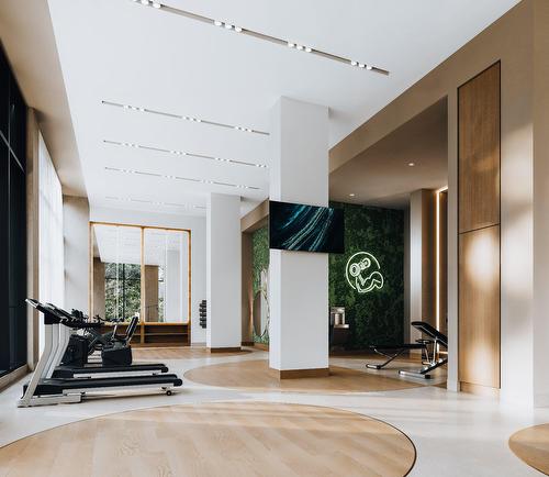 Exercise room - 911-1900 Rue Yvette-Brillon, Montréal (Ahuntsic-Cartierville), QC - Indoor Photo Showing Gym Room