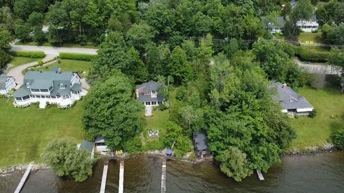 Photo aérienne - 4205 Ch. Magog, North Hatley, QC - Outdoor With Body Of Water With View
