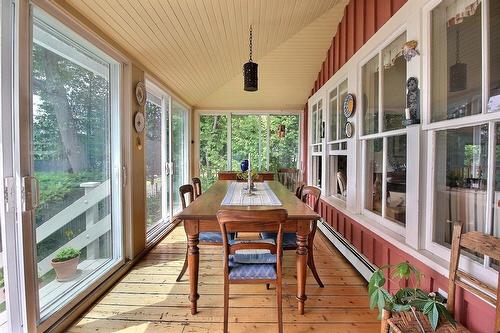 Salle à manger - 4205 Ch. Magog, North Hatley, QC - Outdoor With Deck Patio Veranda With Exterior